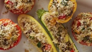 Stuffed Summer Vegetables
