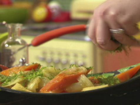 Braised Carrots and Fennel