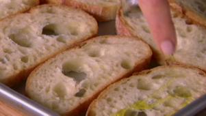 Apricot and Chicken Bruschetta