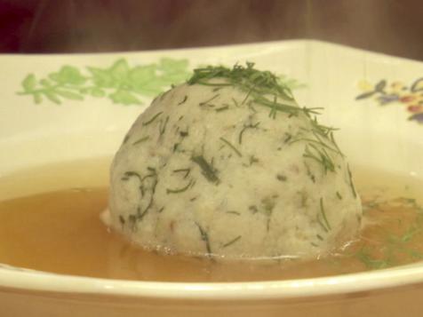 Sephardic Chicken Soup with Sofrito and Herbed Matzo Balls