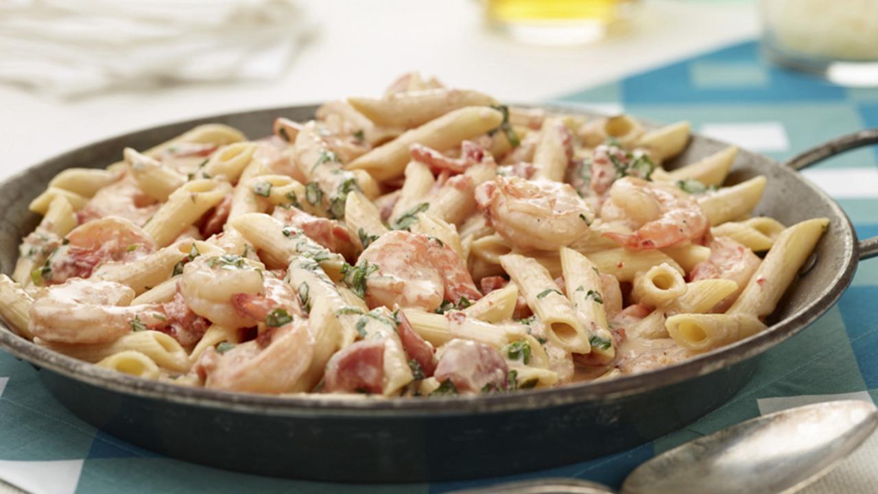 Penne With Shrimp