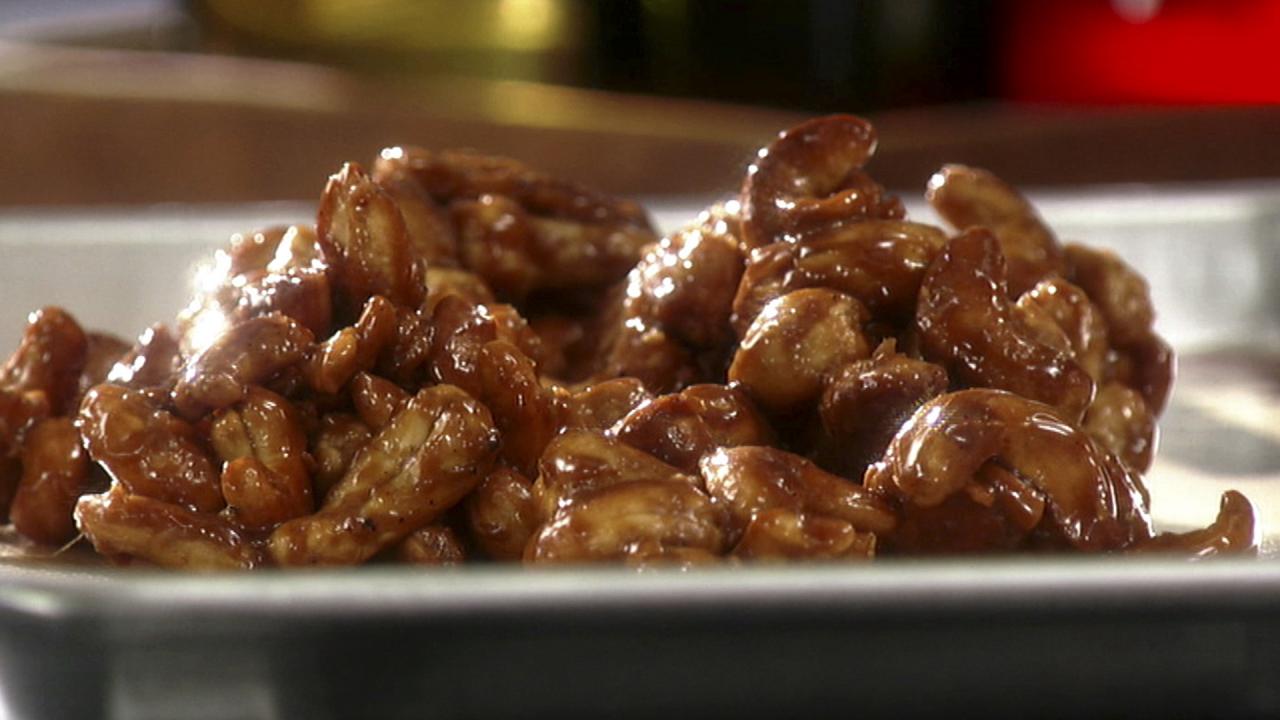 Spiced Candied Cashews