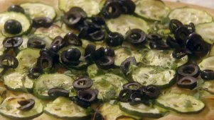 Zucchini Olive Flatbread