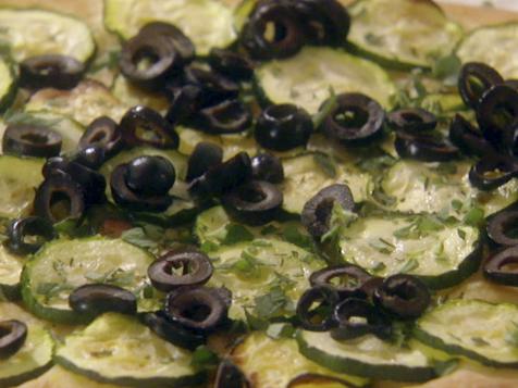 Zucchini Olive Flatbread