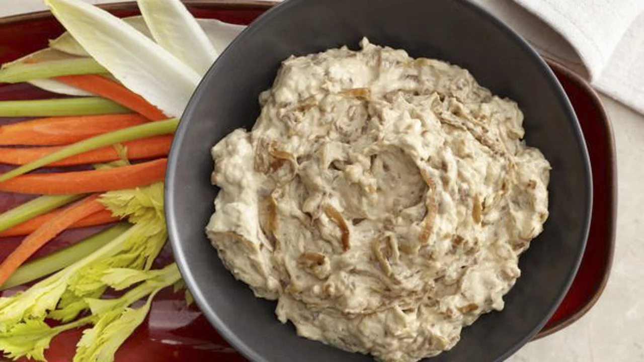 Pan-Fried Onion Dip