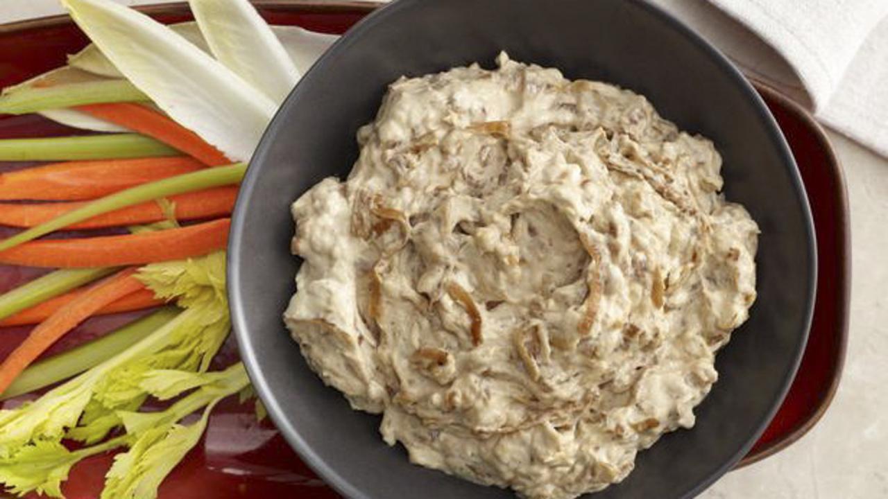 Pan-Fried Onion Dip