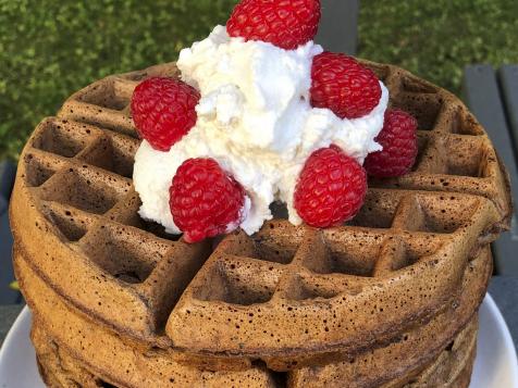 Dark Chocolate Waffles