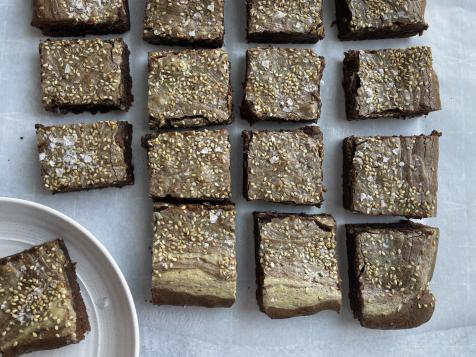 Tahini Swirl Brownies
