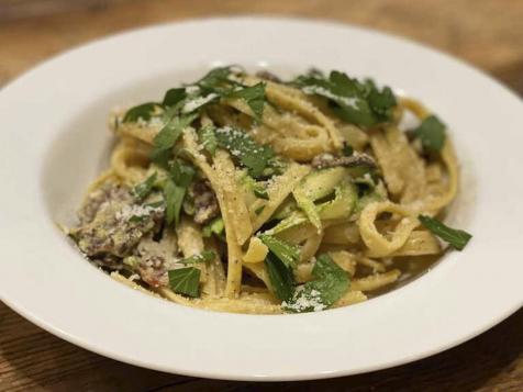 Asparagus Fettuccine Carbonara