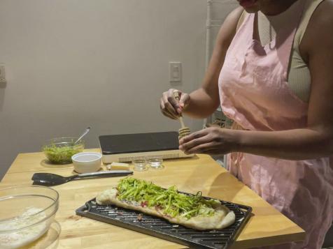 Grilled Spring Pizza
