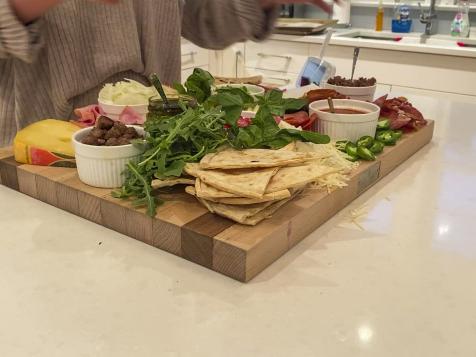 "Pizza" Cheese Board