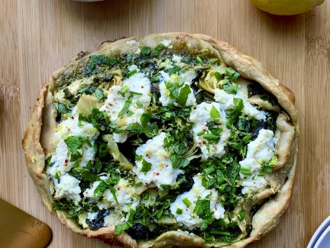 Green Galette with Artichokes