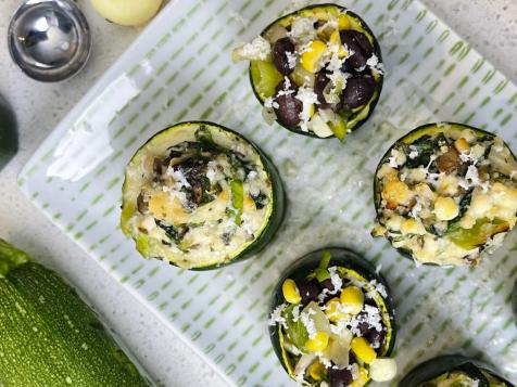 Stuffed Zucchini Bites 2 Ways
