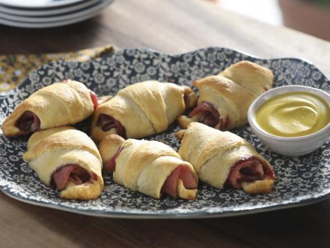 Cranberry, Ham and Swiss Rolls