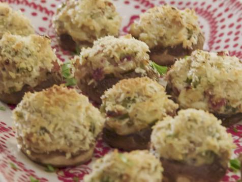 Popper Stuffed Mushrooms