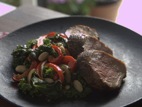 Pork Tenderloin with Beans