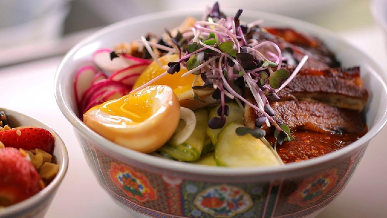Midwest Bibimbap with Pork Belly