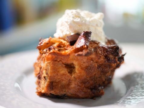 Chocolate Croissant Bread Pudding