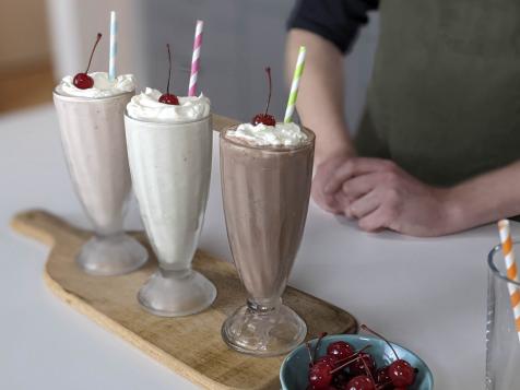 Malted Milkshakes Three Ways