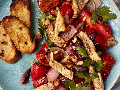 Chicken with Romesco Salad