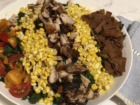 Kale Salad with BBQ Chicken