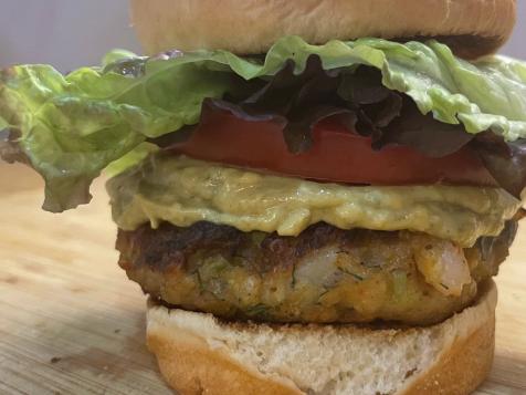 Shrimp Burgers, Avocado Mayo