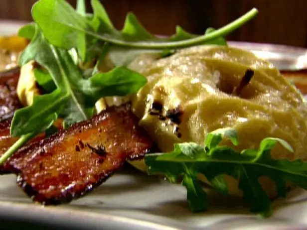 Baked Apples and Bacon Recipe | Tyler Florence | Food Network