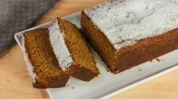 Gingerbread Cake with Snow Sugar