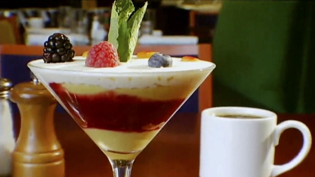 Passionfruit and Berry Trifle