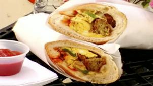 Falafel Omelet Hoagie