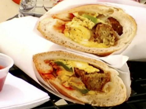 Falafel Omelet Hoagie