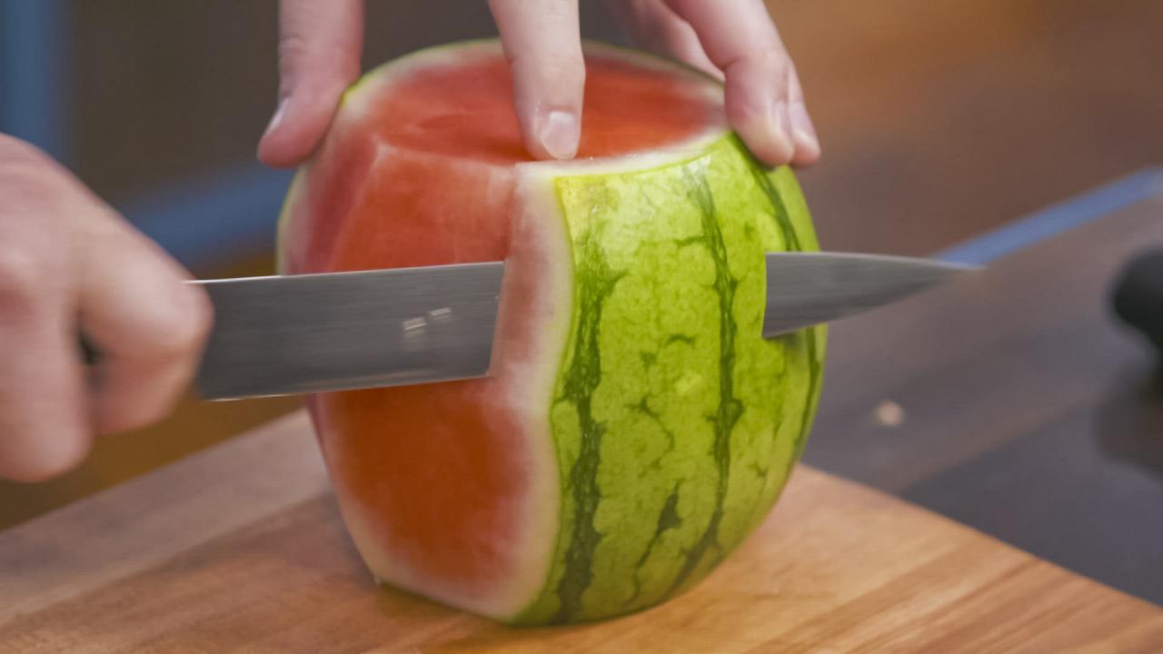 How to Cut a Watermelon