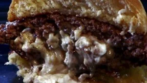 Blue-C Stuffed Burger