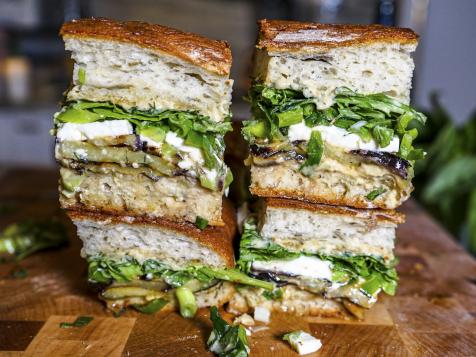 Grilled Eggplant Sandwiches