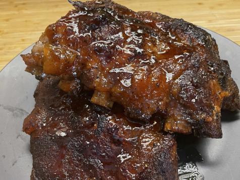 Bourbon Peach Baby Back Ribs