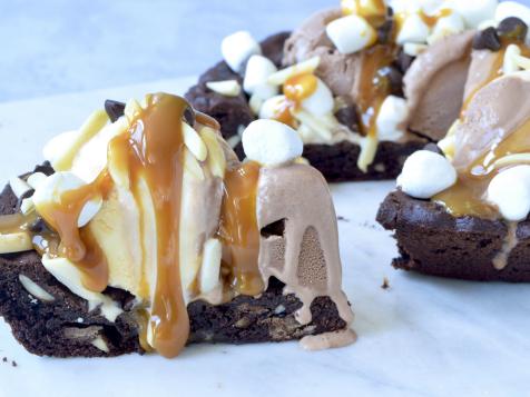 Rocky Road Ice Cream Pie