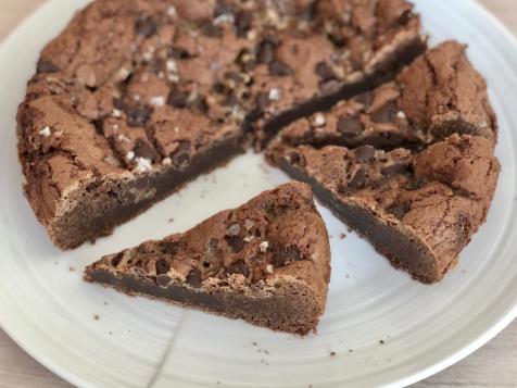 Malted, Salted Caramel Brownie