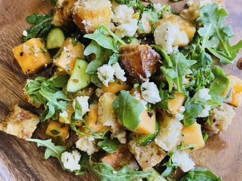 Cucumber and Melon Panzanella