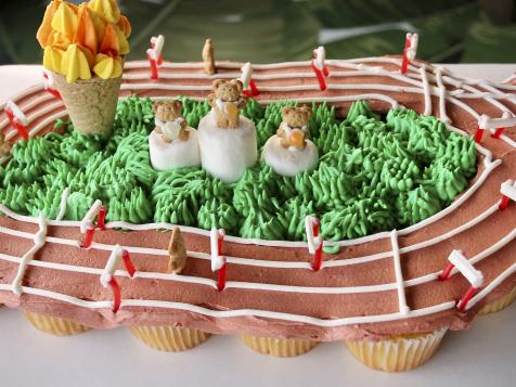 Track-and-Field Cupcakes