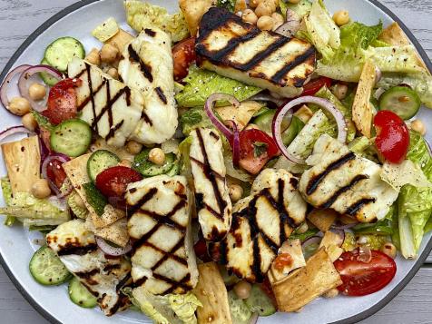 Grilled Halloumi Fattoush