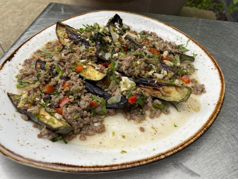 Japanese Eggplants with Beef