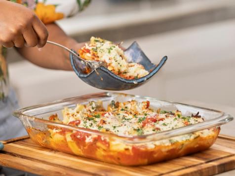 Chicken Sausage & Collard Stuffed Shells