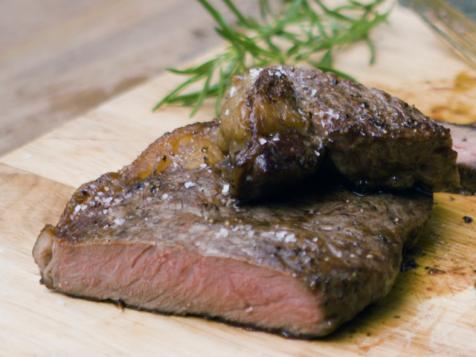 Pink Salt Caveman Steak