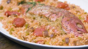 Creole-Stuffed Red Snapper