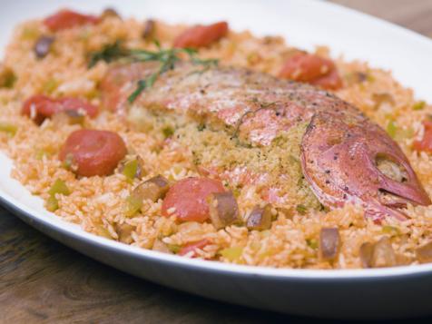 Creole-Stuffed Red Snapper