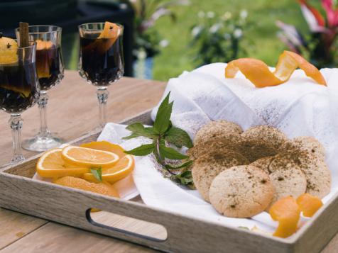 Blood Orange Tea Cakes and Cafe Brulot