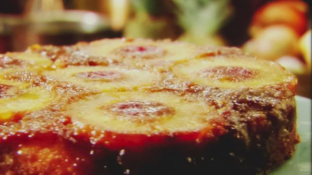 Pineapple Upside-Down Cake Recipe | Tyler Florence | Food Network