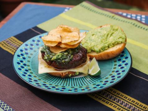 Sunny's Spicy Green Goddess Burger