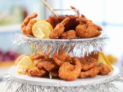 Fried Shrimp in AtomiCocktail Sauce