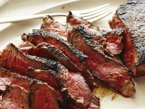 Cowboy Steak with Coffee and Chili Rub